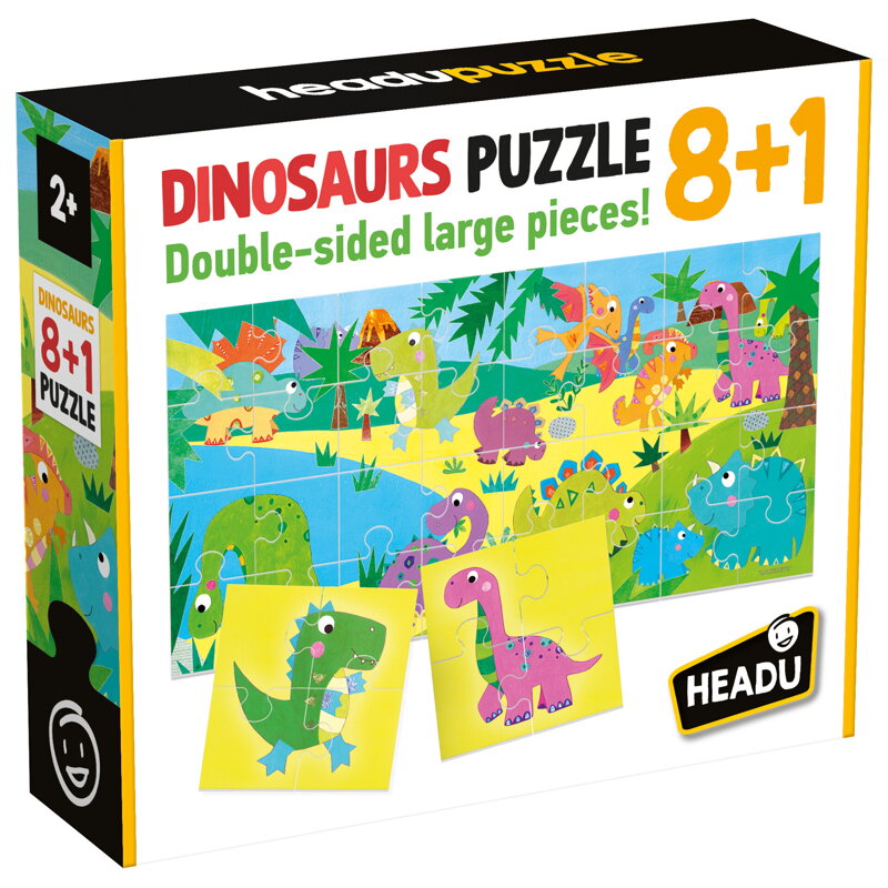 Dinosaury - 8 + 1 puzzle