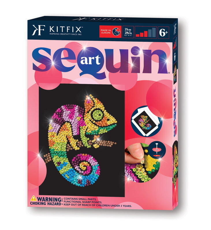 Napichovanie flitrov Chameleón