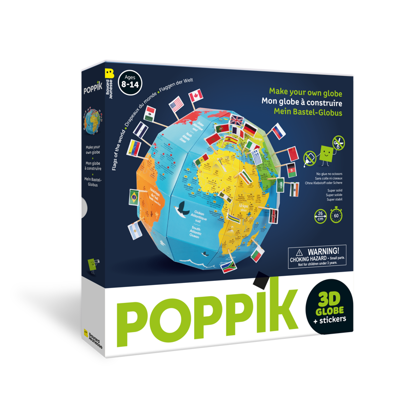 3D Zemeguľa a vlajky