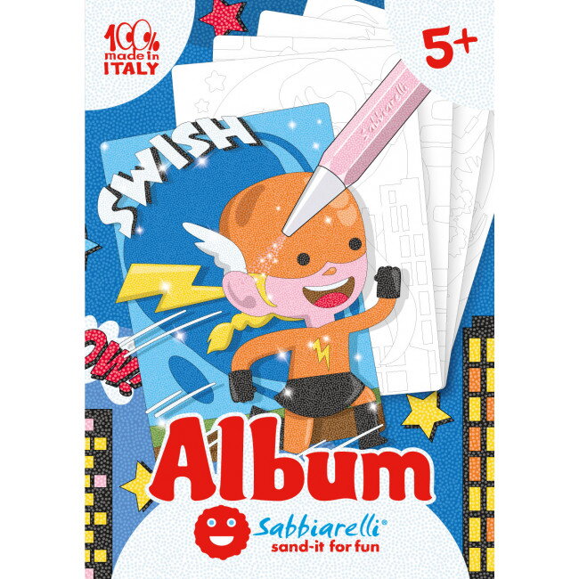 Superhrdinovia – obrázky na maľovanie pieskom