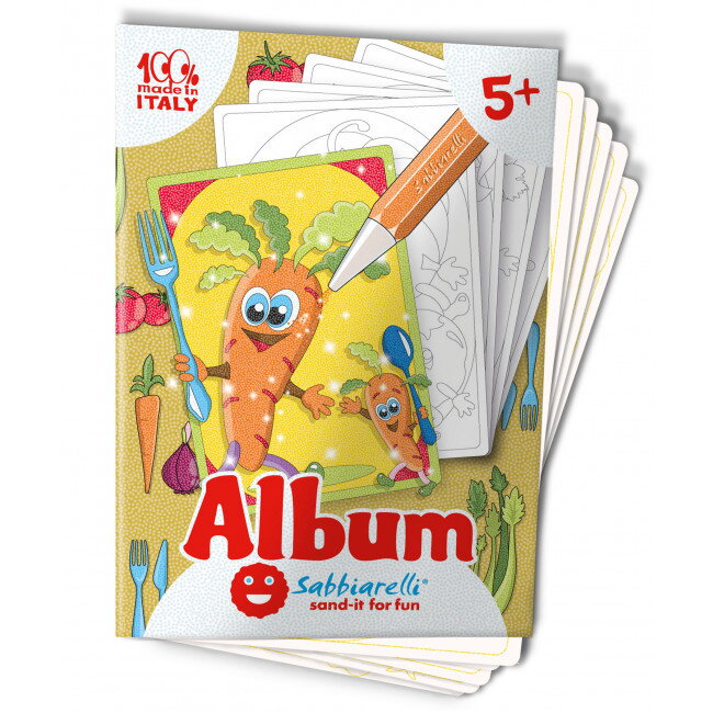 Zelenina - obrázky na maľovanie pieskom