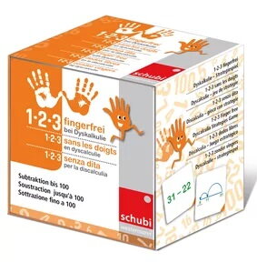 Dyskalkúlia bez prstov - odčítanie do 100