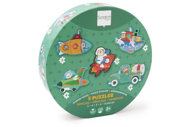 Prvé puzzle - Dopravné prostriedky 2