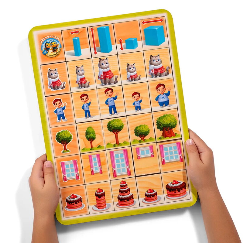 Puzzle Priraď veľkosť
