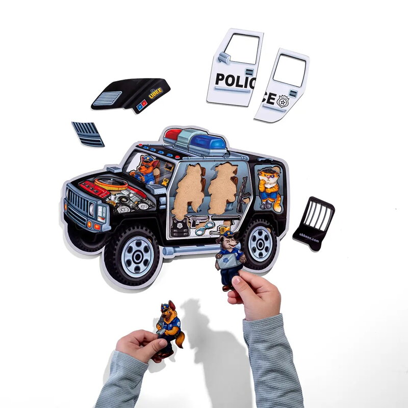 Polícia, vkladacie puzzle