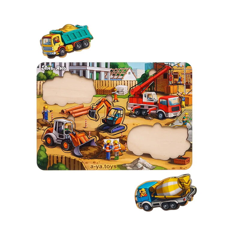 Stavenisko 4, vkladacie puzzle