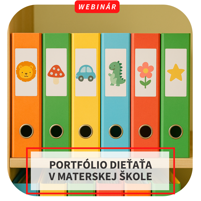 Webinár - Portfólio dieťaťa v materskej škole