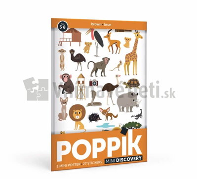 Objavuj savanu - plagát s nálepkami