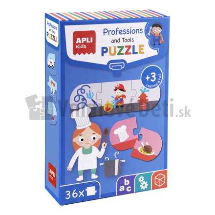 Čo patrí k povolaniu? - puzzle