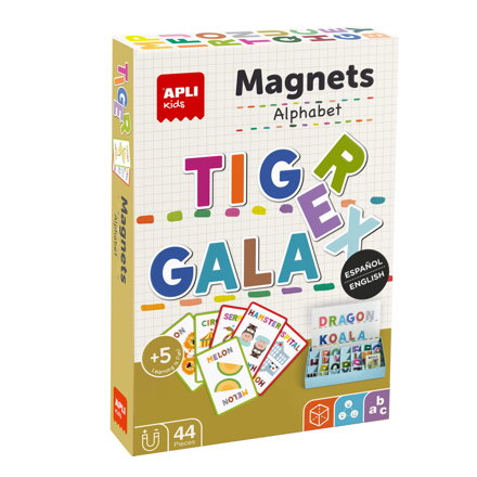 Anglická abeceda - box s magnetmi