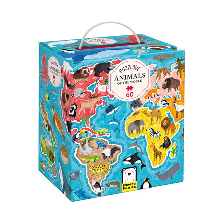Puzzle Zvieratá na Zemi (60)