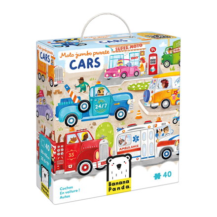 Jumbo puzzle Autá