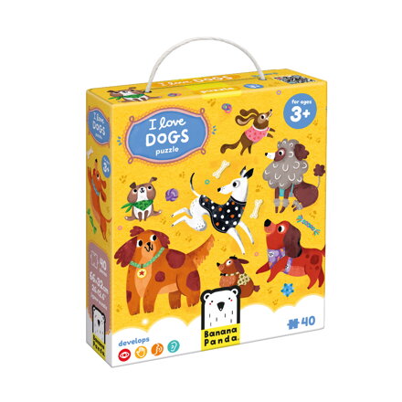 Puzzle milujem psy