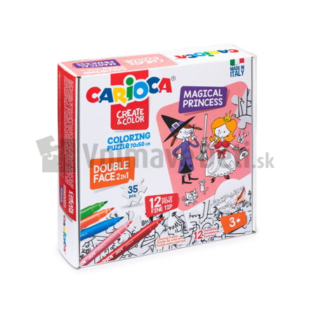 Vyfarbi si puzzle Zázračná princezná