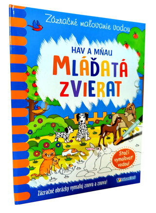 Mláďatá zvierat - zázračné maľovanie vodou