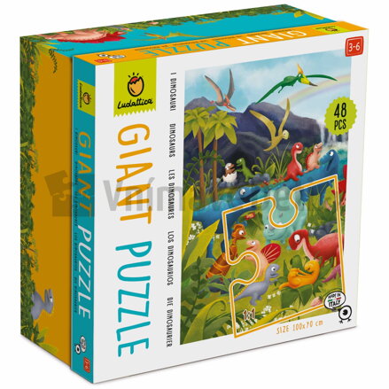 XXL puzzle Dinosaury