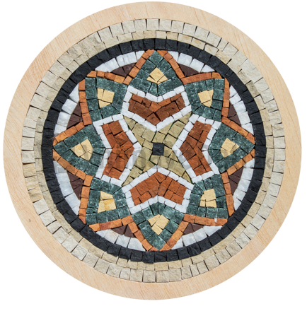 Mozaika Medailón