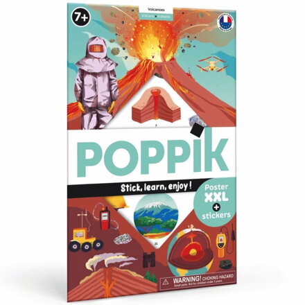 Sopky - plagát s nálepkami