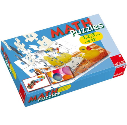 Matematické puzzle - Počítanie do 12