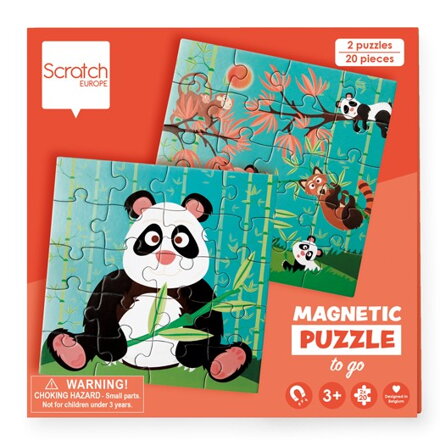 Magnetické puzzle - Panda