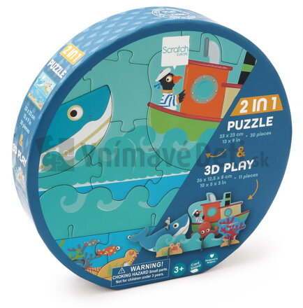 Puzzle 3D Oceán