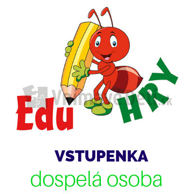 Vstupenka EduHRY - dospelý