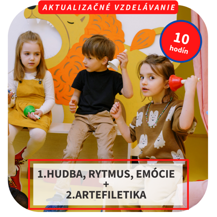 10 hod. online aktualizačné vzdelávanie  - Hudba, rytmus, emócie a artefiletika,