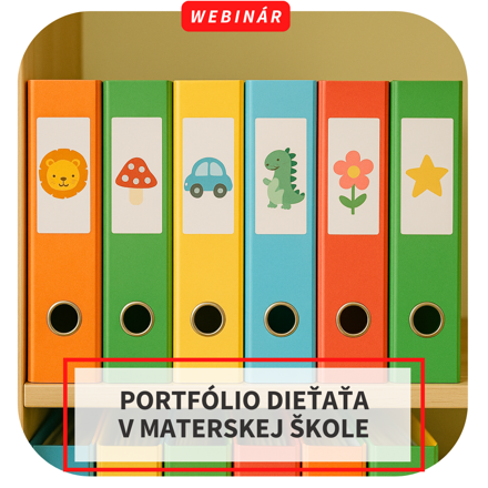 Webinár - Portfólio dieťaťa v materskej škole, 25.8.