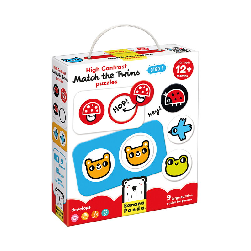 Kontrastné puzzle - Hľadaj dvojice! 12m+ Kontrastné puzzle - Hľadaj dvojice! 12m+