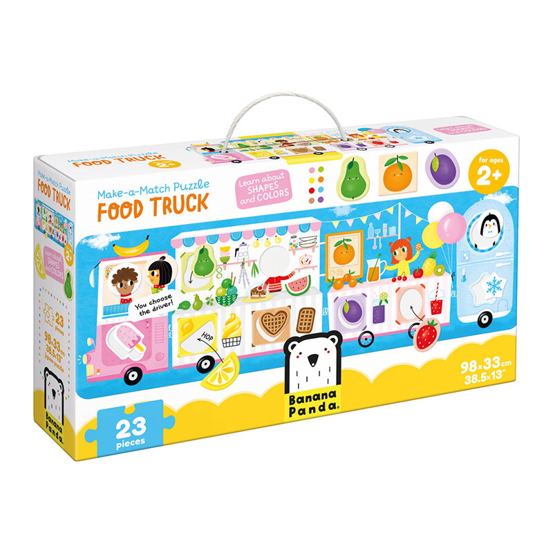 Puzzle Auto s potravinami - postav a doplň Puzzle Auto s potravinami - postav a doplň