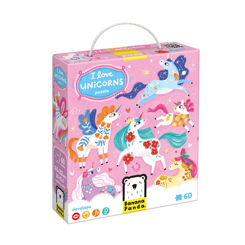 Puzzle milujem jednorožce Puzzle milujem jednorožce
