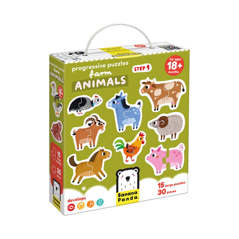 Puzzle Zvieratká na farme Puzzle Zvieratká na farme