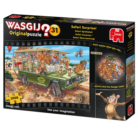 Obrátené puzzle - Prekvapenie na safari Obrátené puzzle - Prekvapenie na safari