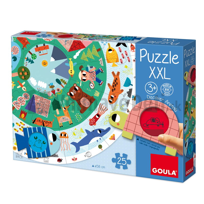 Puzzle XXL Objavuj zvieratká