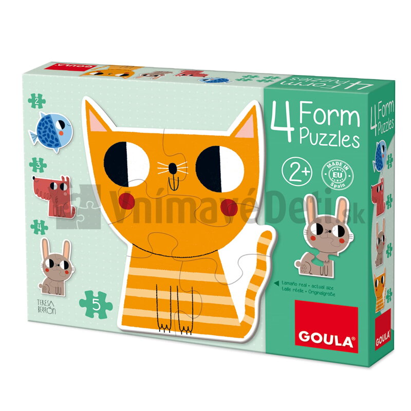 Veľké puzzle zvieratká 4