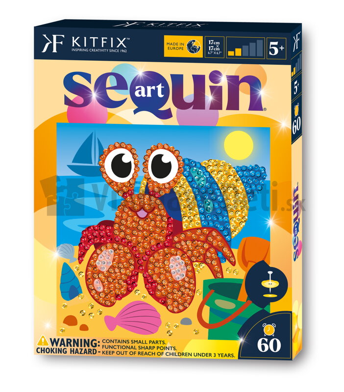 Napichovanie flitrov Krab 60