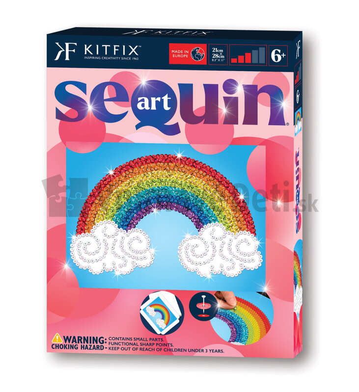 Napichovanie flitrov Dúha