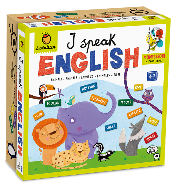 Hravá angličtina, zvieratká - Montessori