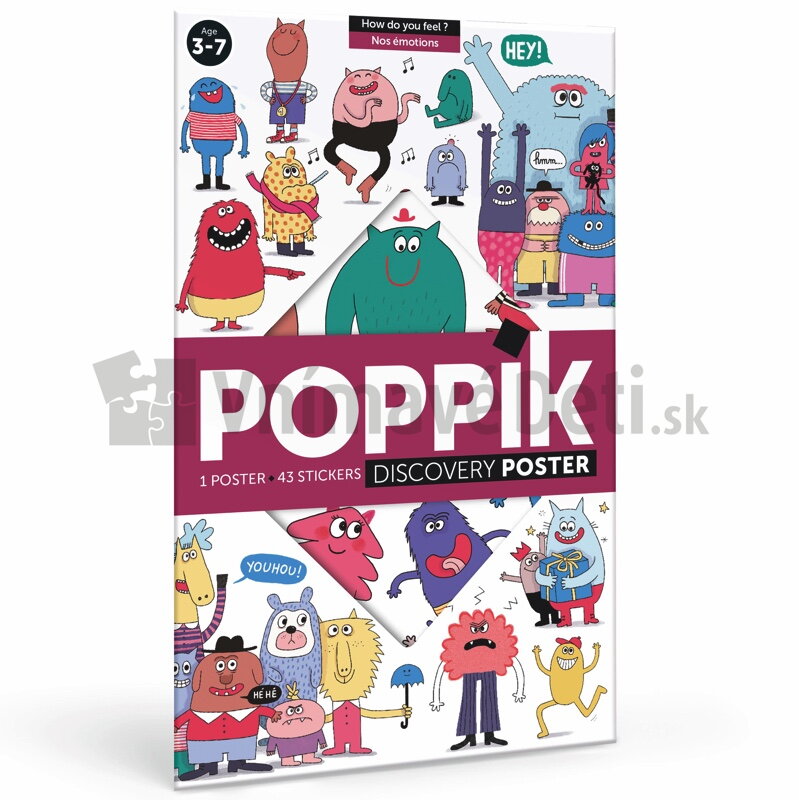 Emócie - plagát s nálepkami Emócie - plagát s nálepkami