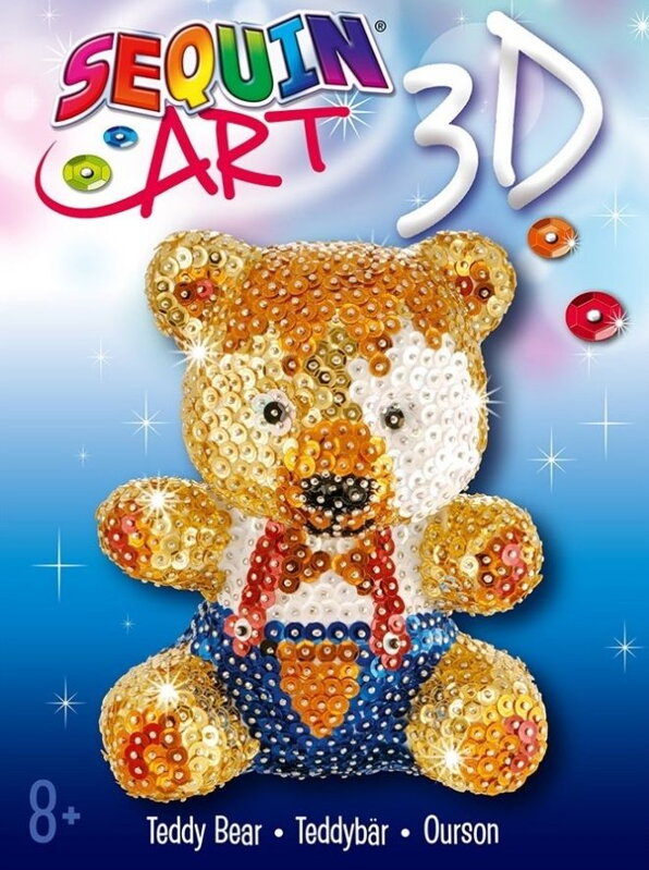 Napichovanie flitrov Medvedík 3D