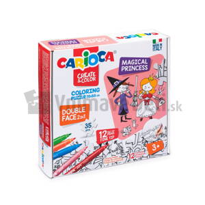 Vyfarbi si puzzle Zázračná princezná