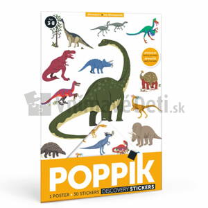 Objavuj dinosaurov - plagát s nálepkami