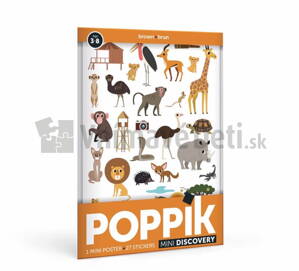Objavuj savanu - plagát s nálepkami