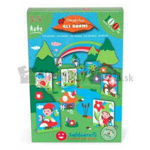 Maľovanie pieskom - škriatkovia, mini sada