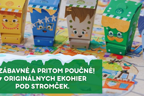 Zábavné a pritom poučné! 7 originálnych ekohier pod stromček.