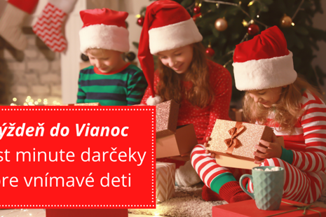 Týždeň do Vianoc– last minute darčeky pre vnímavé deti