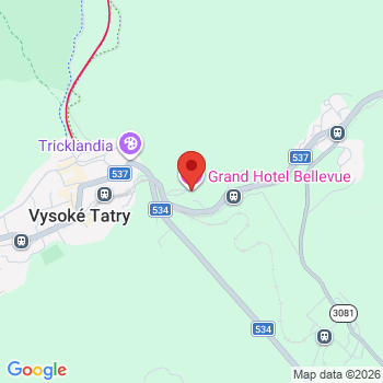 Google map: Grand Hotel Bellevue