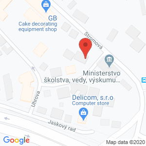 Google map: Hroznová 3/A Bratislava